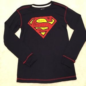 Superman Thermal Tee Small